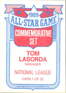 1990 Topps Glossy All-Stars Tom Lasorda