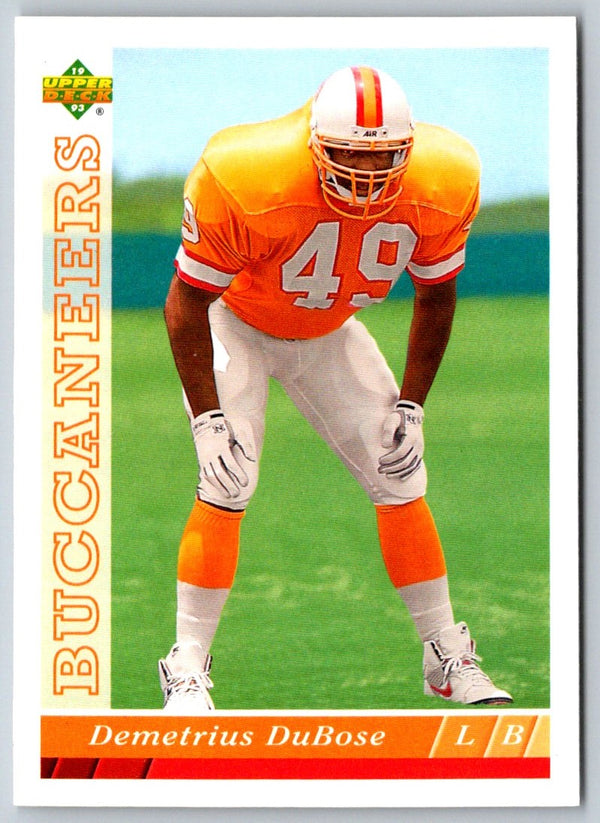 1993 Upper Deck Demetrius DuBose #482 Rookie