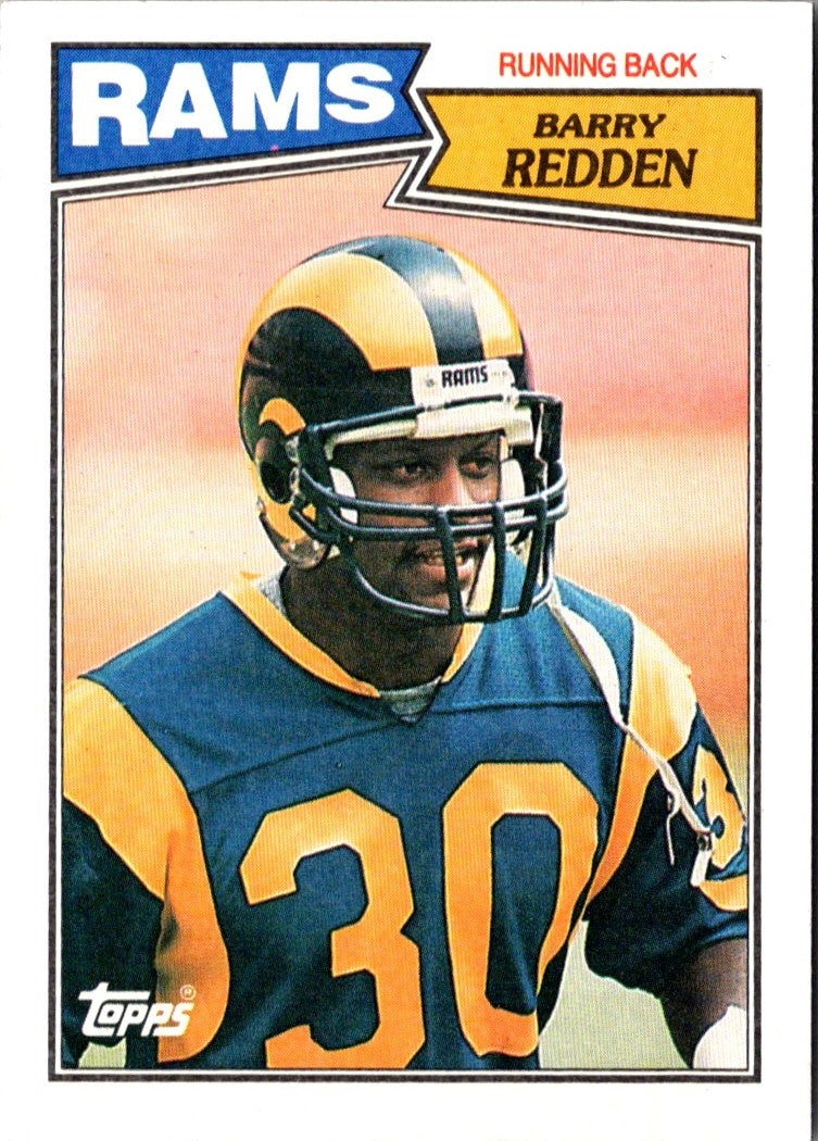 1987 Topps Barry Redden