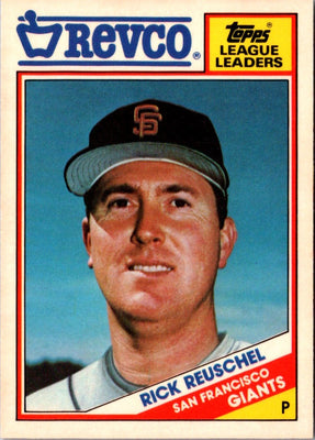 1988 Topps Revco League Leaders Rick Reuschel #13