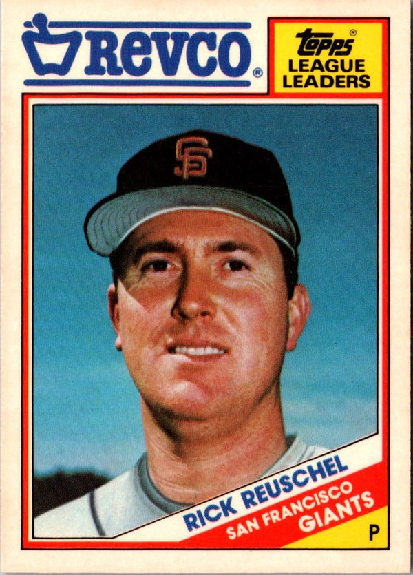 1988 Topps Revco League Leaders Rick Reuschel #13