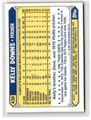 1987 Topps Tiffany Kelly Downs