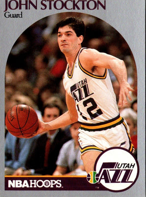 1991 Hoops 100 Superstars John Stockton #97