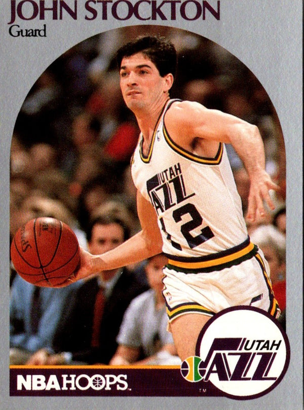 1991 Hoops 100 Superstars John Stockton #97