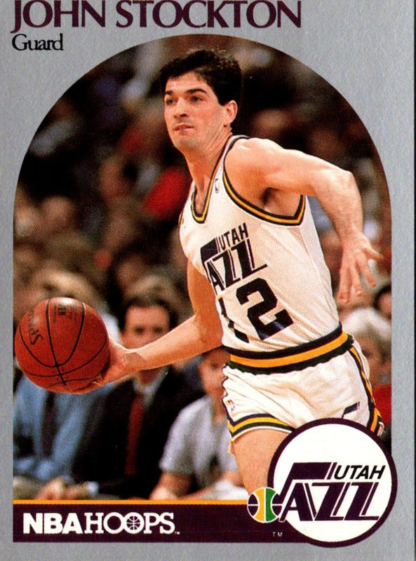 1991 Hoops 100 Superstars John Stockton #97