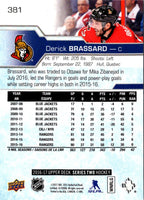 2017 Upper Deck Derick Brassard #381