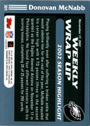 2003 Topps Donovan McNabb