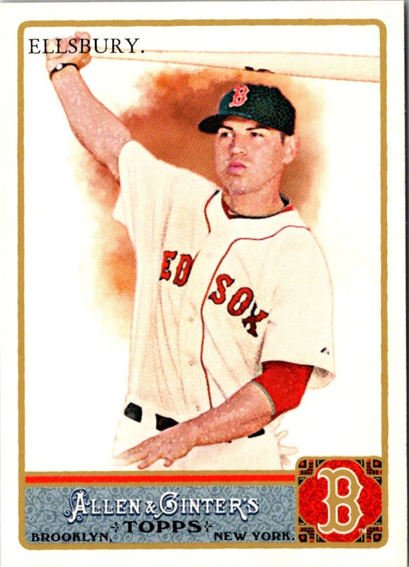 2011 Topps Allen & Ginter Glossy Factory Set Jacoby Ellsbury #294 /999