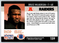 1990 Pro Set Bruce Wilkerson #159 Rookie