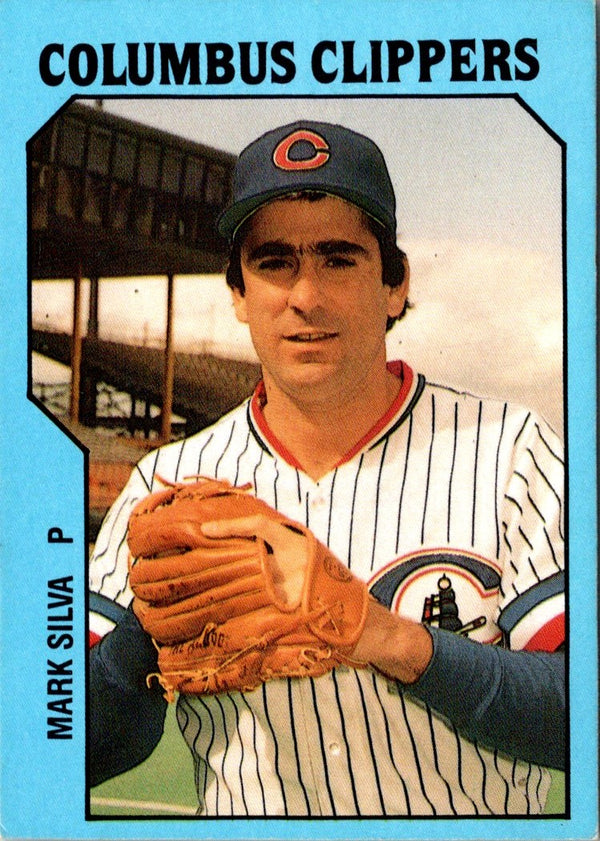 1985 TCMA Columbus Clippers Mark Silva #24