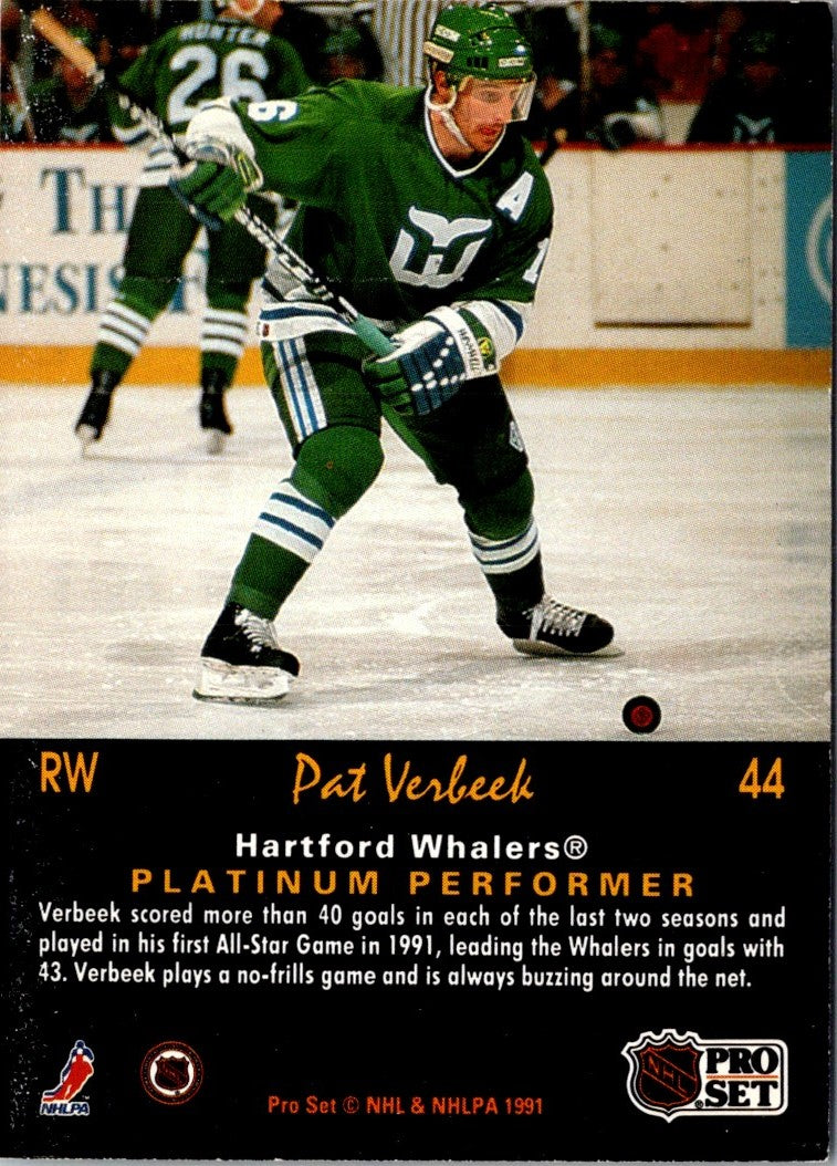 1991 Junior Whalers/7-Eleven Hartford Whalers Pat Verbeek