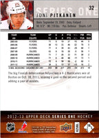 2012 Upper Deck Joni Pitkanen #32