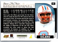 1996 Score Steve McNair #41