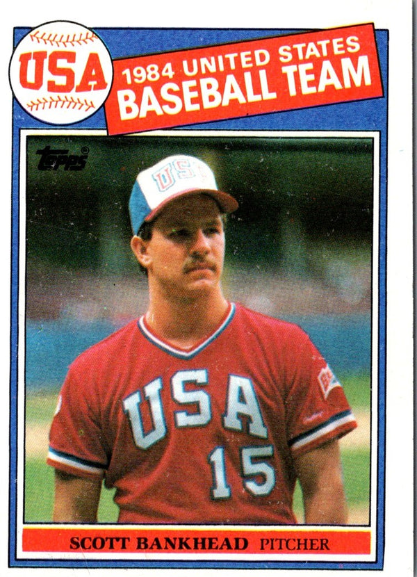 1985 Topps Scott Bankhead #393