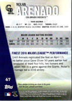2017 Finest Nolan Arenado #67