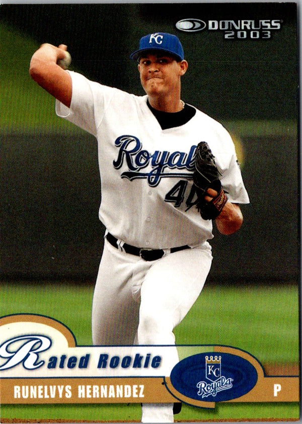 2003 Donruss Runelvys Hernandez #40