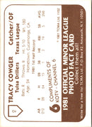 1981 TCMA Tulsa Drillers Tracy Cowger