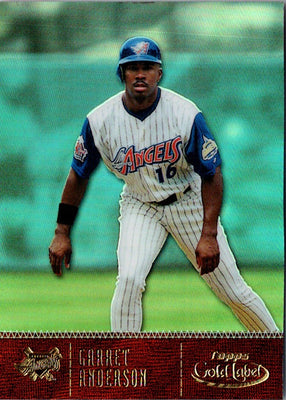 2001 Topps Gold Label Garret Anderson #35