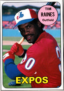 1990 Baseball Card Magazine '69 Topps Replicas Tim Raines