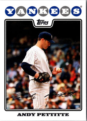 2008 Topps Andy Pettitte #628