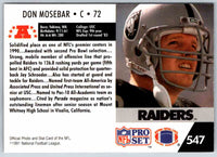 1990 Proset Don Mosebar #547