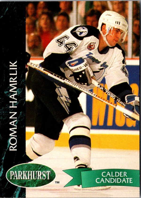 1992 Parkhurst Roman Hamrlik #173 Rookie