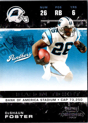 2007 Playoff Contenders DeShaun Foster #15