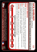 2011 Bowman Nick Markakis