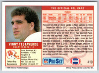 1989 NFL Proset Vinny Testaverde #419