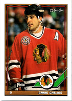 1991 O-Pee-Chee Chris Chelios #233