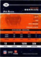 2007 Playoff Contenders Bernard Berrian #18