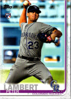 2019 Topps Update Peter Lambert #US73 Rookie