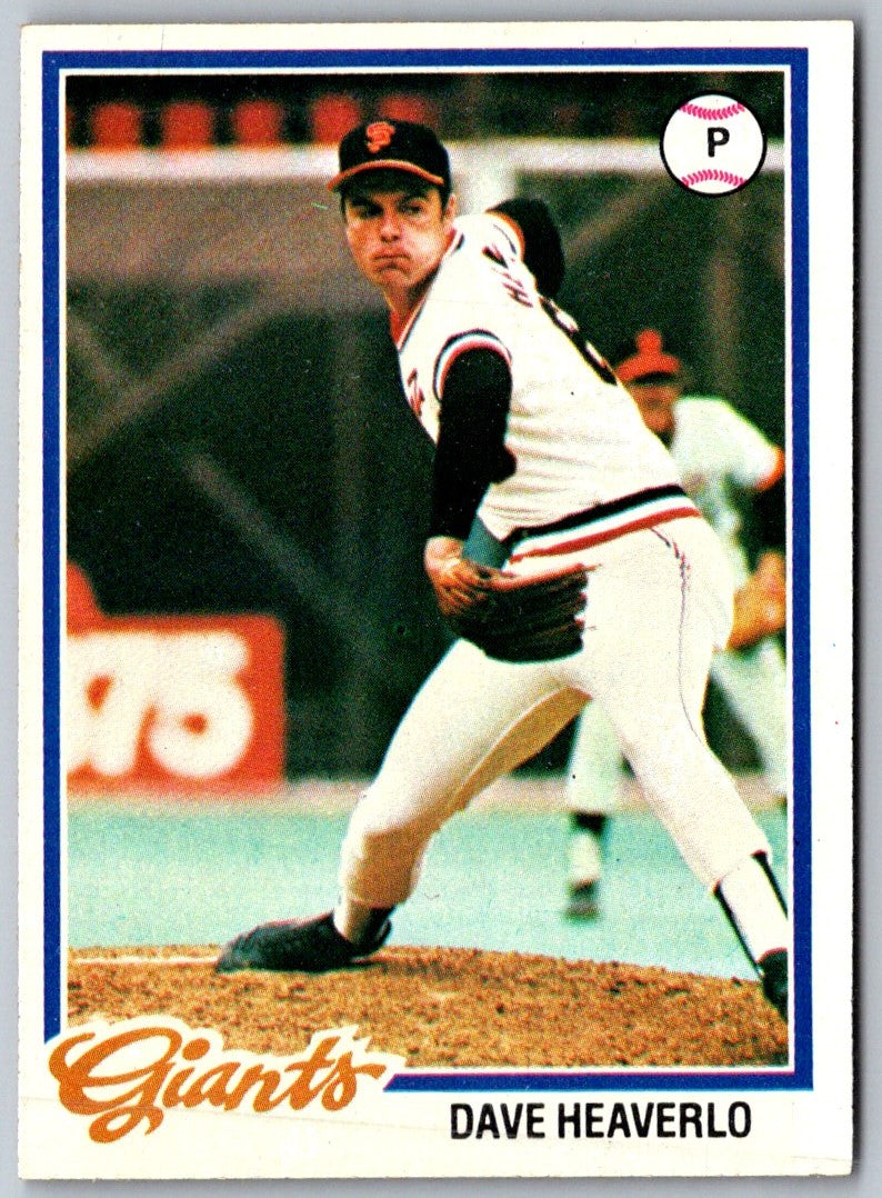 1978 Topps Dave Heaverlo