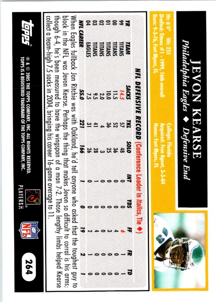 2005 Topps Jevon Kearse