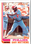 1982 Topps Gary Matthews
