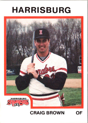 1987 ProCards Craig Brown #381