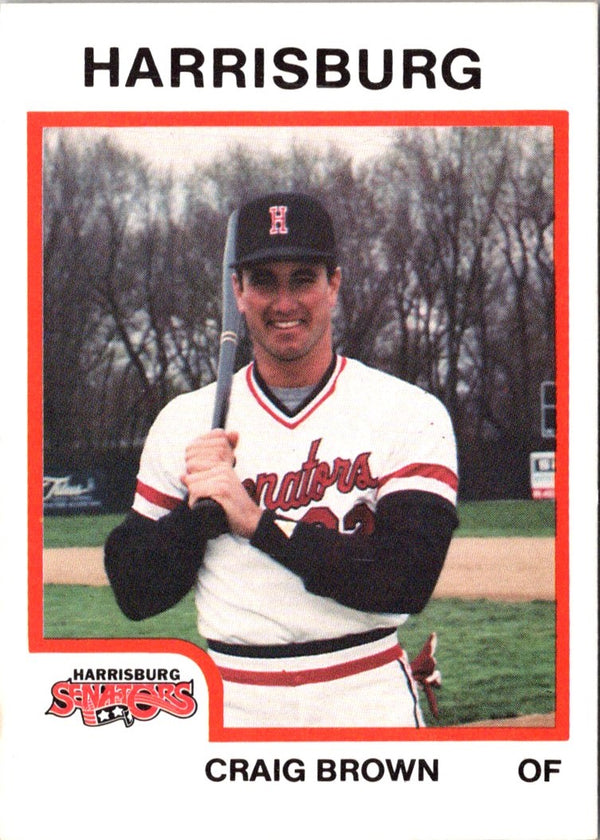 1987 ProCards Craig Brown #381