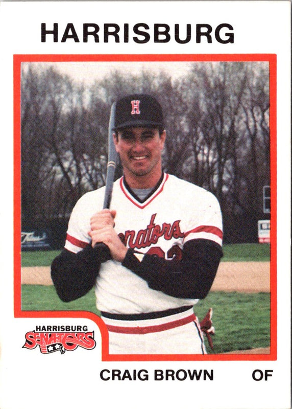 1987 ProCards Craig Brown #381