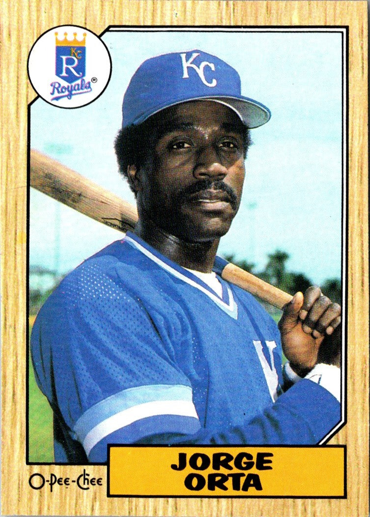 1987 O-Pee-Chee Jorge Orta