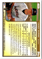 1999 Topps Traded Rookies Casey Burns #T74 Rookie