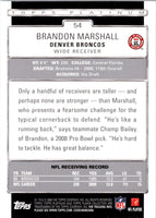 2009 Topps Platinum Brandon Marshall #54
