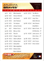 2005 Topps Total Team Checklists John Smoltz #TTC2