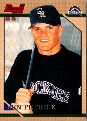 1996 Bowman Ben Petrick #252 Rookie