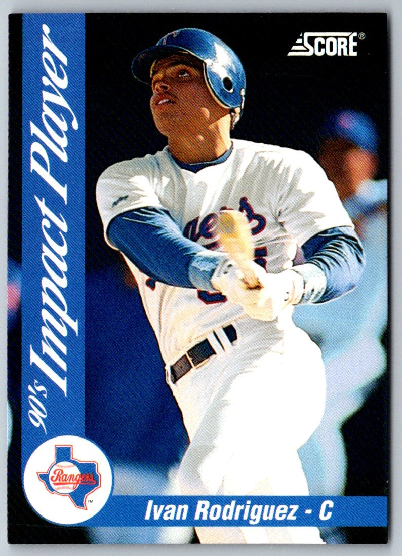 1992 Score Impact Players Ivan Rodriguez