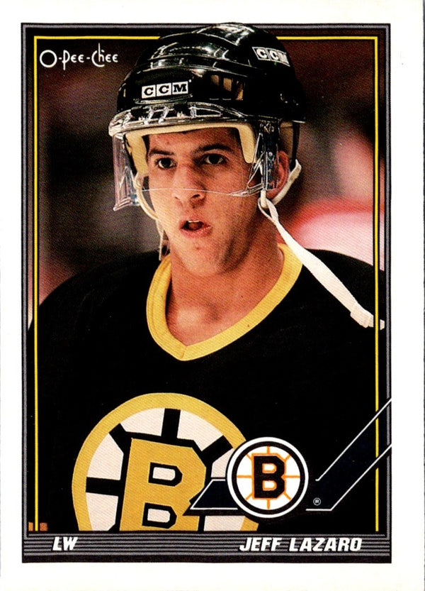 1991 O-Pee-Chee Jeff Lazaro #380 Rookie