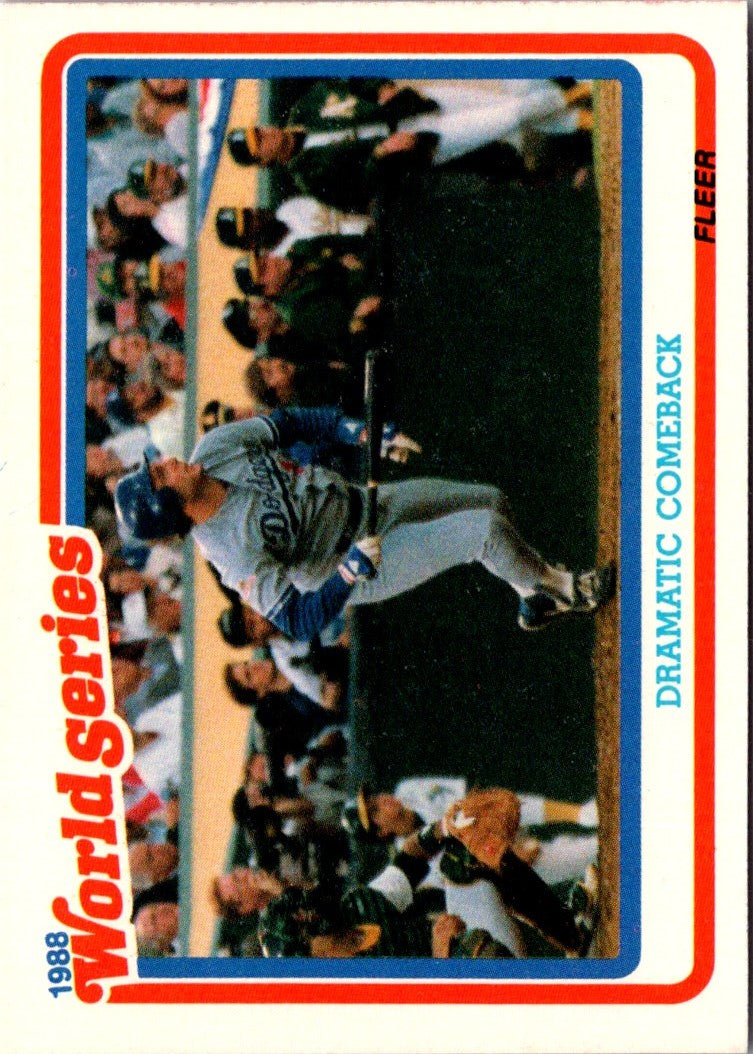 1989 Fleer World Series Dramatic Comeback