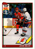 1991 Topps Jason Miller #163