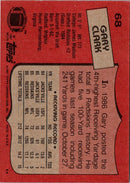 1987 Topps Gary Clark