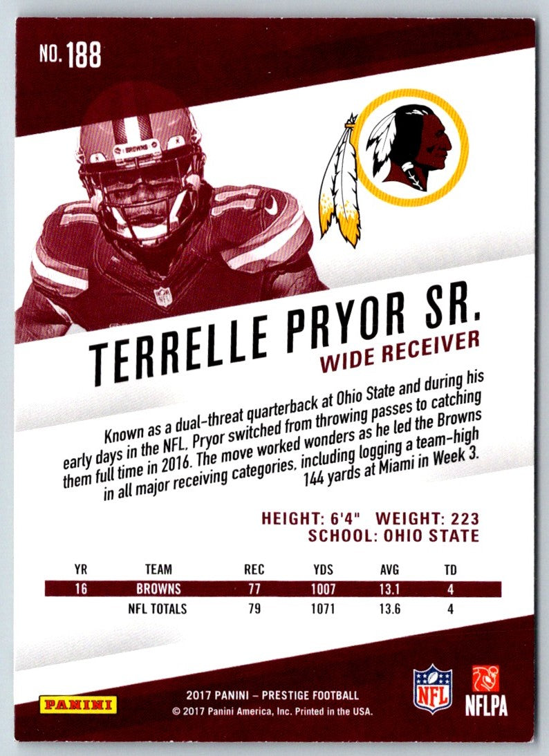 2017 Panini Prestige Terrelle Pryor