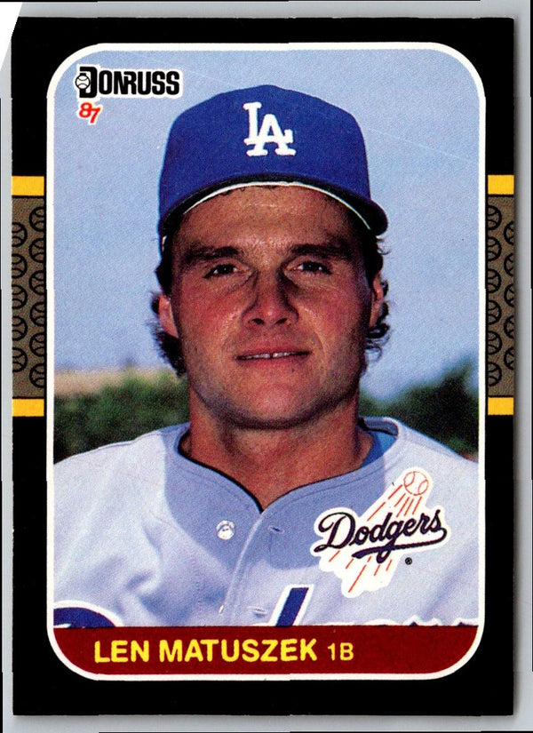 1987 Donruss Len Matuszek #423